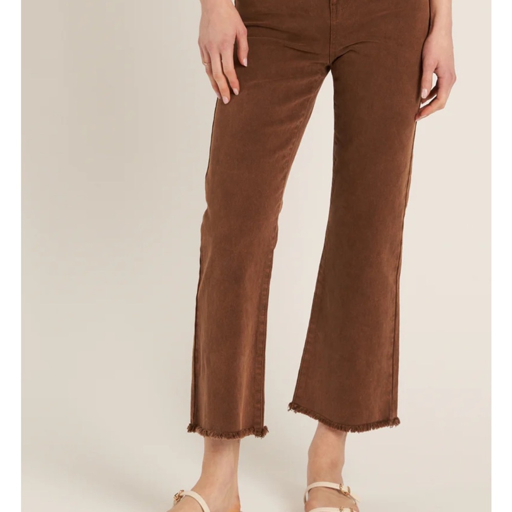 En Crėme Women's Brown Mocha Jeans